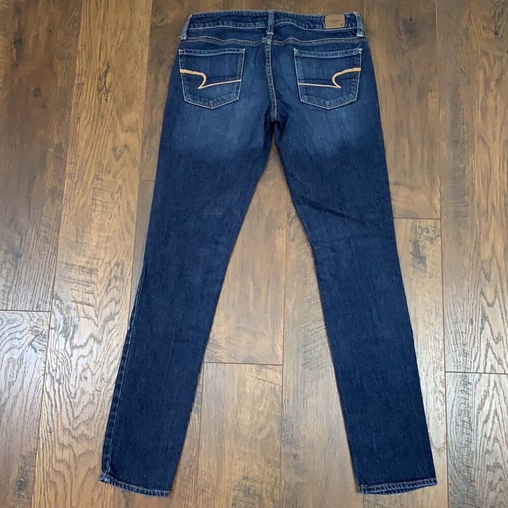 American Eagle Stretch Skinny Dark Wash Jeans - Picture 5 of 5
